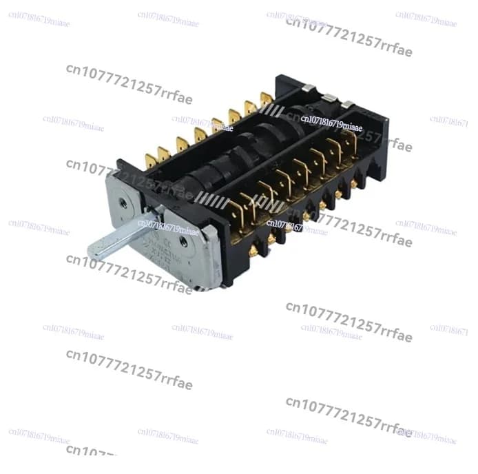 Interrupteur rotatif multifonction FD102B pour fonction vapeur de four, 250V 16A 8+0 positions