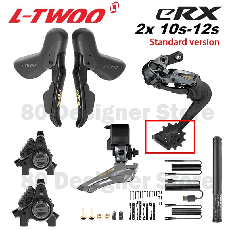 Groupe électronique de route LTWOO eRX, groupe électronique eRX 2x12s / 2x11s, batterie remplaçable 