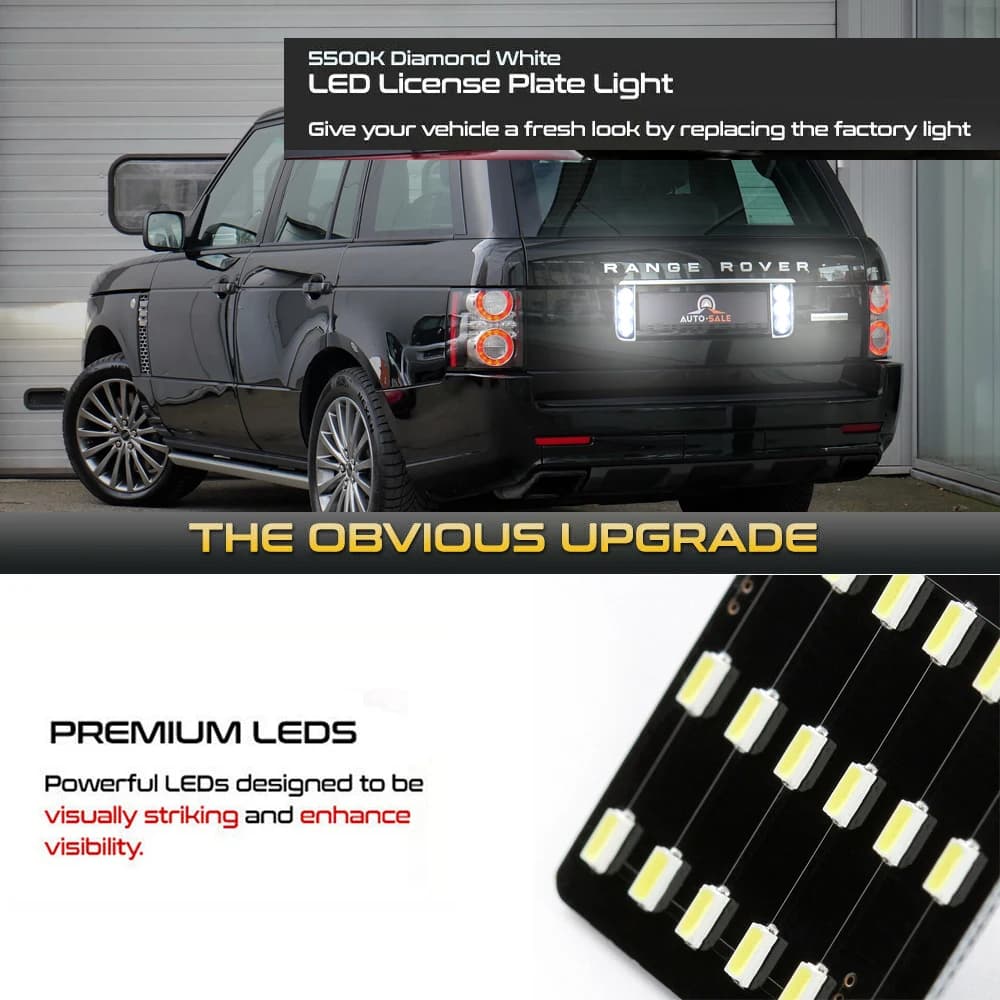 Feux de barrage de secours à LED pour Land Rover Range Rover L322, lampes de pare-chocs arrière, OEM