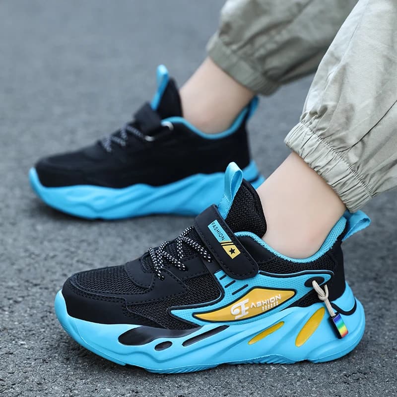 Enfants garçons maille sport chaussures de course respirant antidérapant pour les filles décontracté