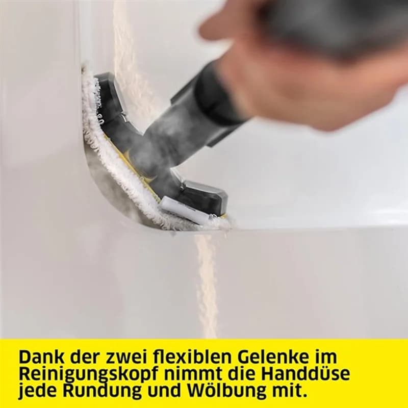 Nettoyeur à vapeur buse à main outil brosse avec tampon de vadrouille en microfibre pour Karcher SC1