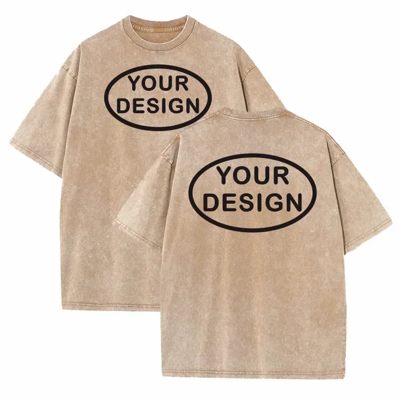 T-shirt personnalisé avec Logo de l'équipe de rue Hip-hop pour hommes, en pur coton 230G, coupe ampl