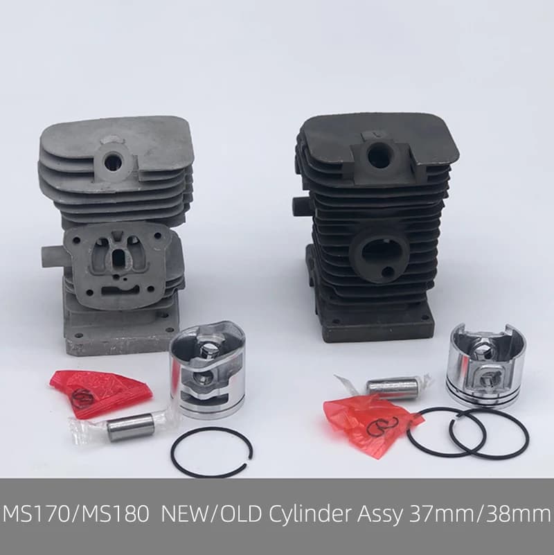 Kit de Piston cylindre d'alésage 38mm 37mm adapté pour Stihl, nouveau MS170 MS180 170 180 MS171 MS18