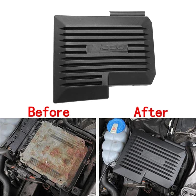 Couvercle anti-poussière pour moteur de voiture Audi A4 B9 8W A5 2017 – 2019, garniture de carte d'o