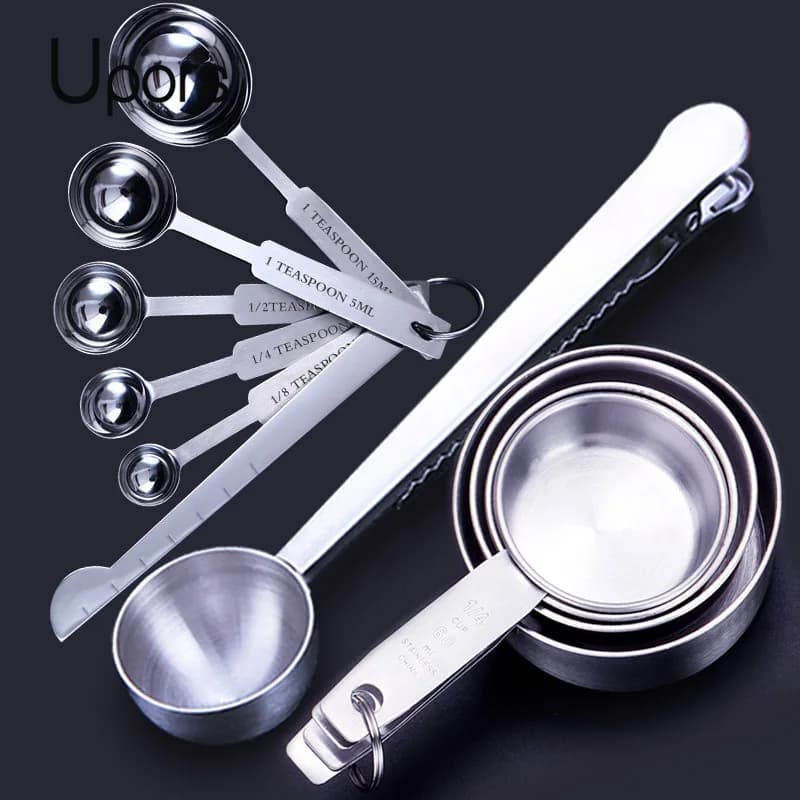 UPORS tasses à mesurer ensemble de cuillères à mesurer de cuisine empilables de qualité supérieure e