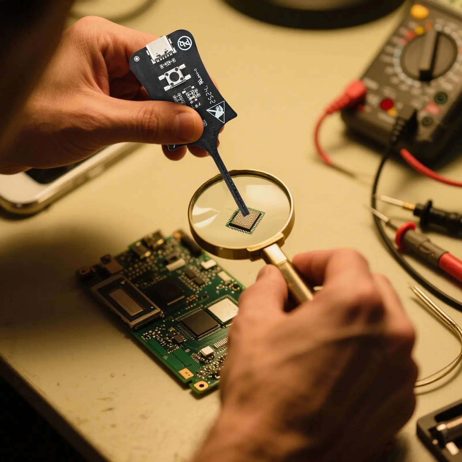 Testeur d'inductance pour l'entretien des téléphones mobiles, outil essentiel, recherche efficace et