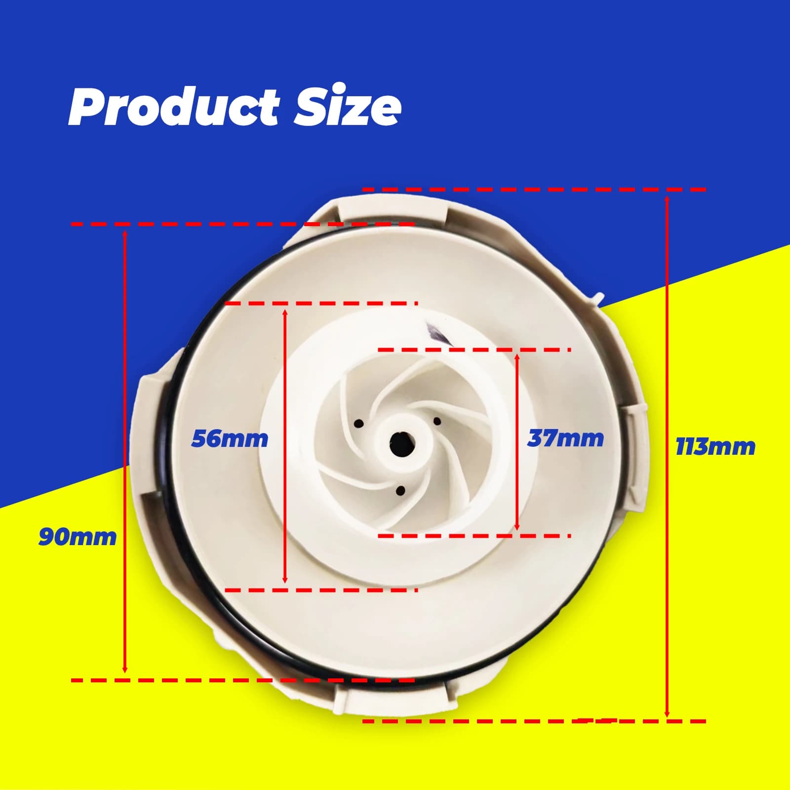 YXW50-2E(L)/YXW50-2E véritable nouvelles pièces de lave-vaisselle pompe de circulation moteur turbin