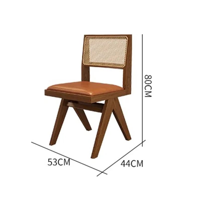 Mobilier Commercial loisirs rétro chaise de salle à manger en bois massif Restaurant famille salle à