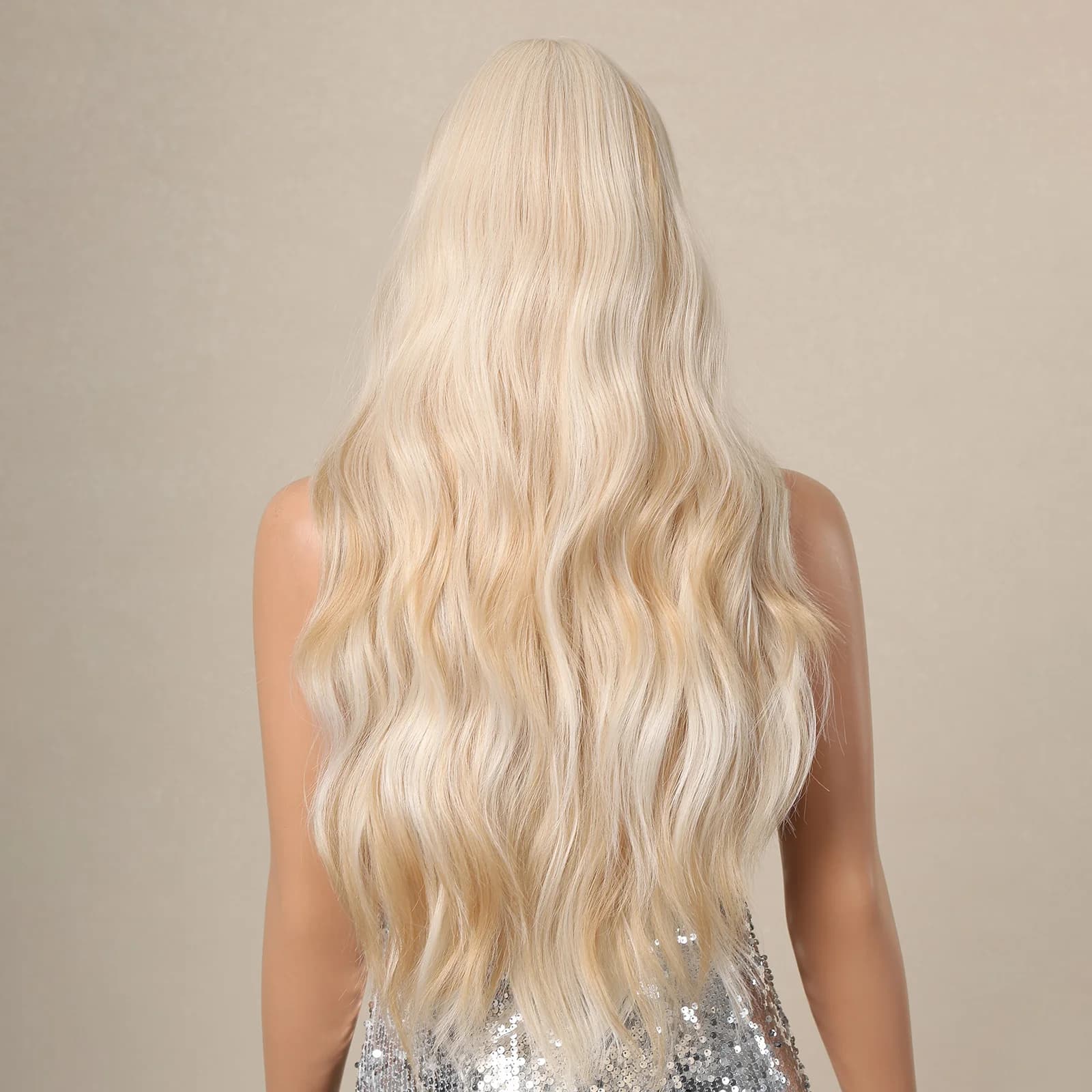 HENRY MARGU – perruque synthétique Blonde ombrée, perruque longue ondulée avec frange pour femmes, u