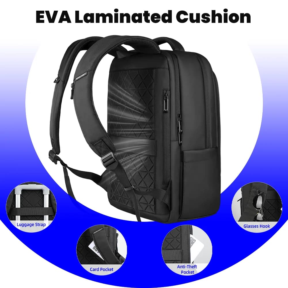 HK nouveau Design sac à dos de voyage hommes grand sac à dos d'affaires pour le travail trajet Oxfor