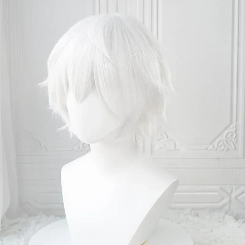Anime Oke eki Ken Cosplay Perruques, Perruques Courtes, Patch pour les Yeux, Degré de Chaleur, Cheve