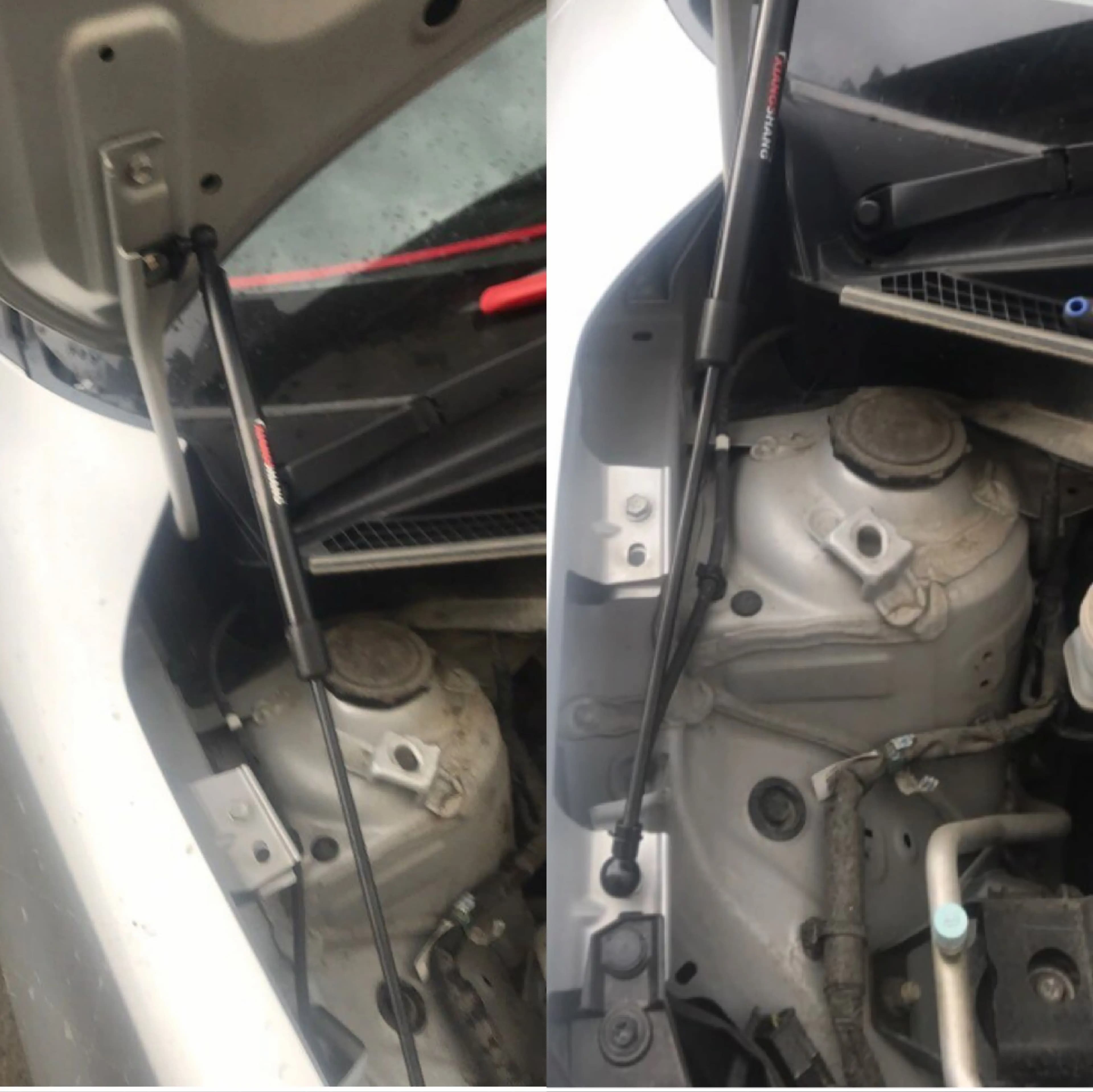 Capot avant en Fiber de carbone pour Suzuki Swift A2L, Support d'amortisseurs de choc, avec entretoi