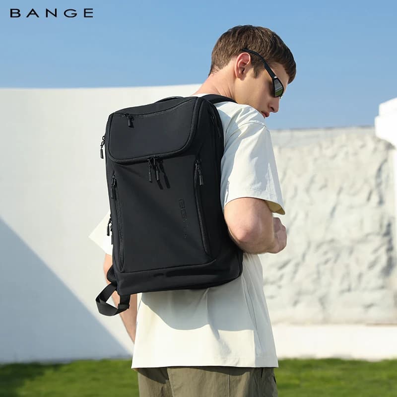 BANGE vente chaude nouveauté doux léger imperméable hommes sac à dos décontracté pour ordinateur por