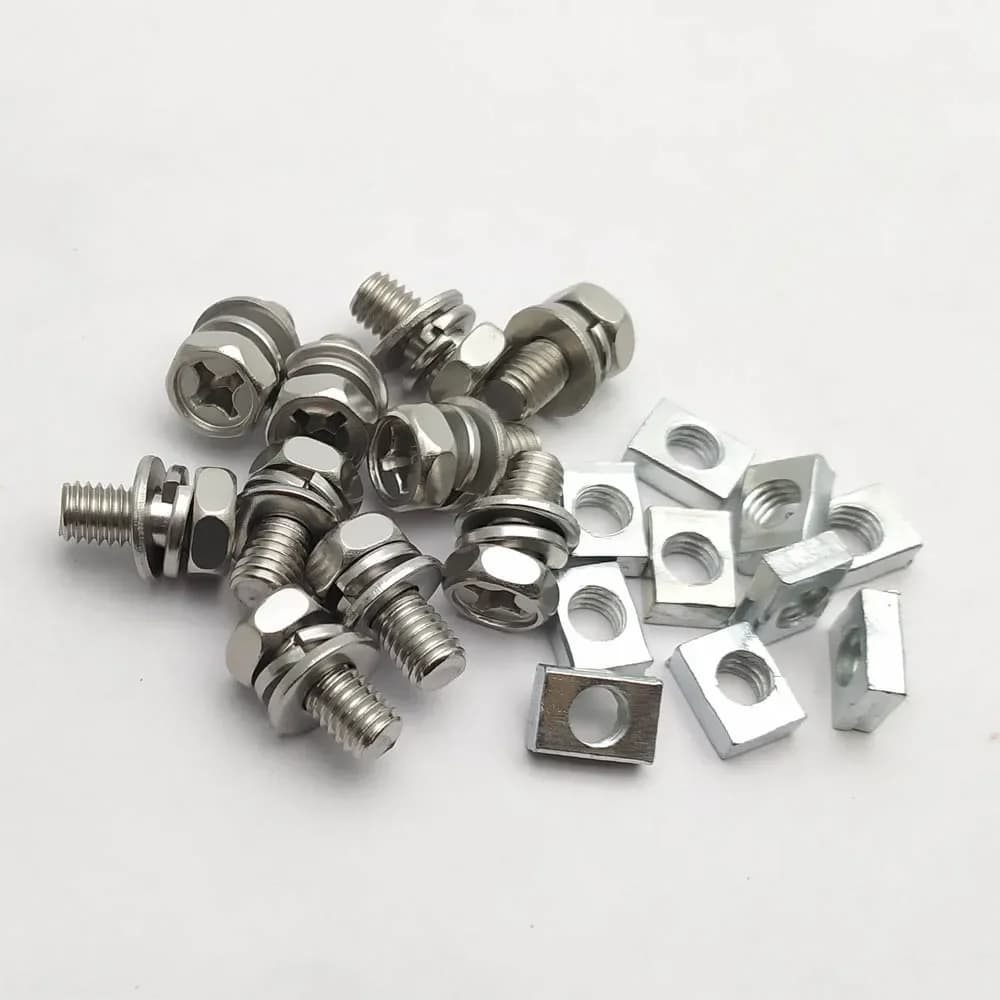 Écrou et vis de 2,2 de borne de batterie de vélo, universel, moto, scooter, RL, D343, M5 x 10mm, M6 
