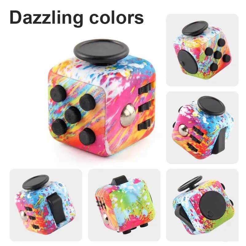 Fidget Cube anti-Stress main Spinner décompression jouet pour autisme tdah anxiété jouets sensoriels