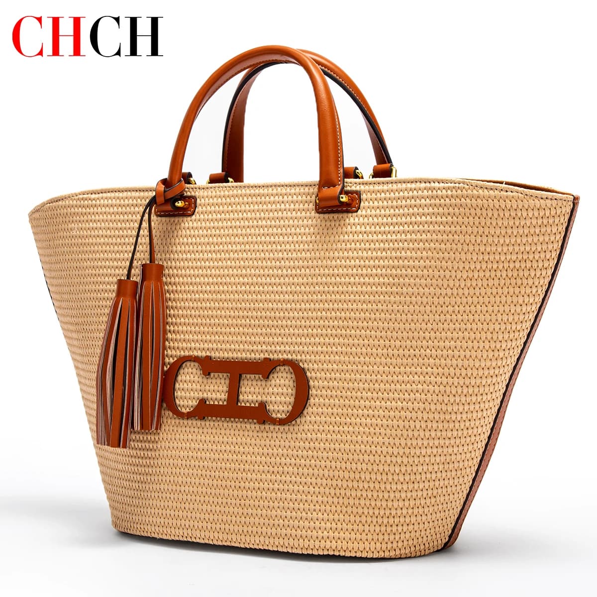 CHCH – sac fourre-tout pour femmes, sac de plage pour vacances, sac de plage, sac de Shopping à main