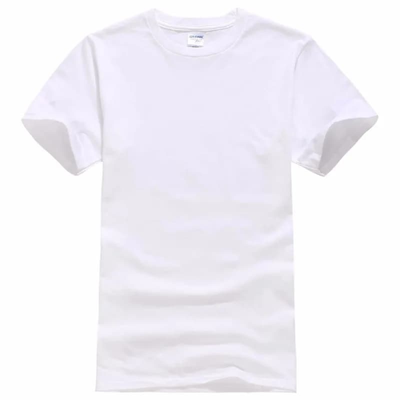 Été 100% coton T-Shirts hommes décontracté à manches courtes solide coton col rond doux T-Shirts bas