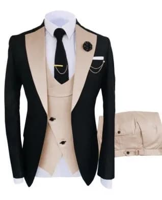 Nouveau Costume Homme vêtements populaires de luxe fête scène hommes Costume garçons d'honneur coupe