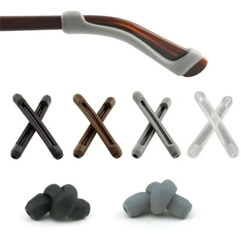 Housse antidérapante pour lunettes, crochet d'oreille en Silicone, support antidérapant pour lunette