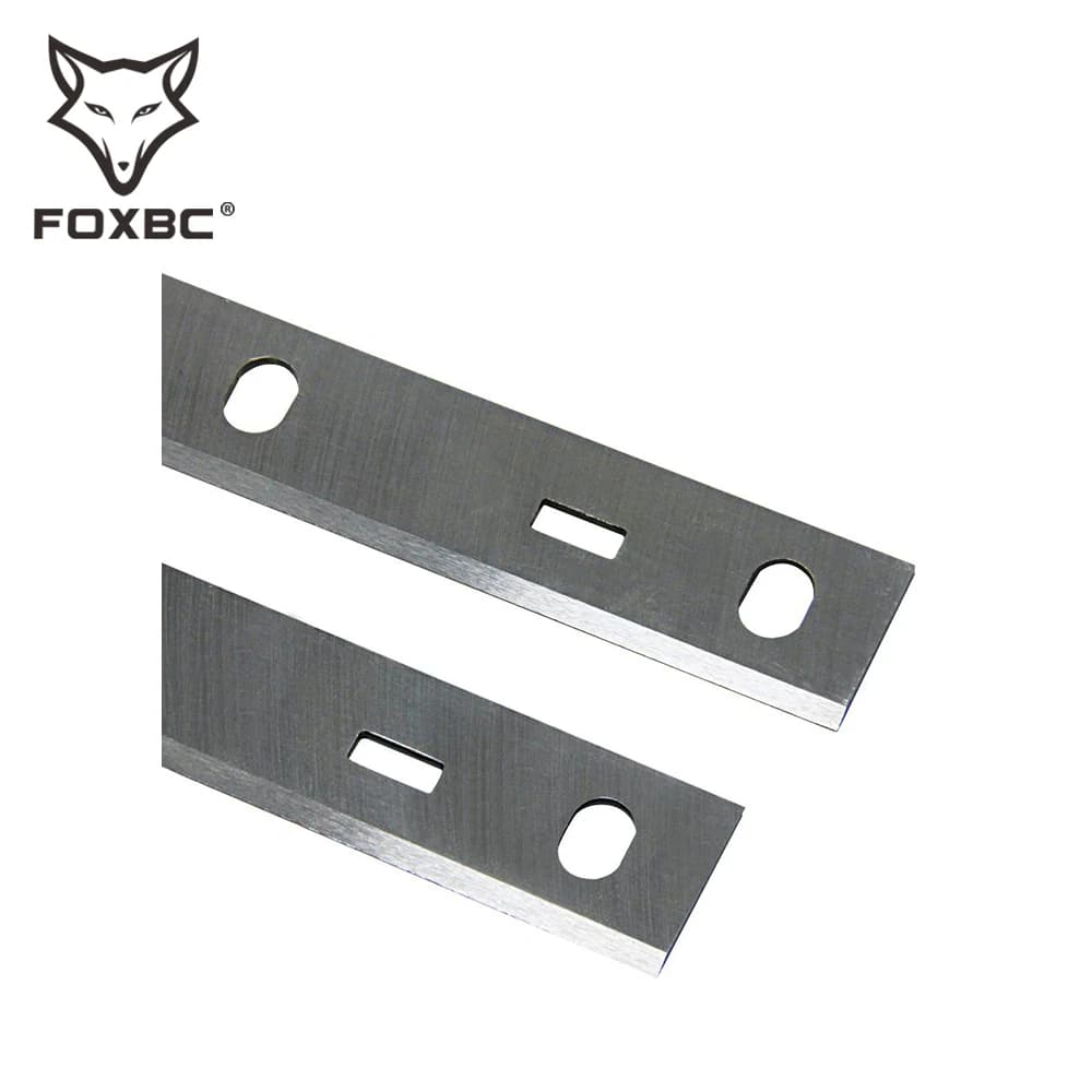 FOXBC – lames de raboteuse, 210x22x1.8mm, HSS, outils de coupe pour rabotteuse de bois, 8 pouces, po