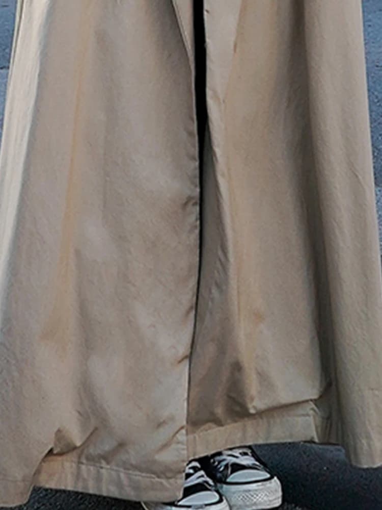 Lautaro-Manteau à double boutonnage avec ceinture pour femme, extra long, fluide, respirant, décontr