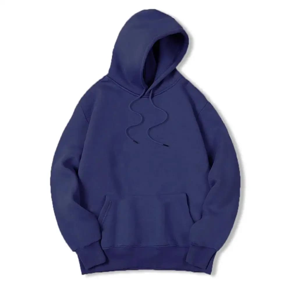 Masculino Cor Sólida Com Capuz Suéteres Masculino Camisola De Lã Quente Moda Roupas De Rua Solta Res