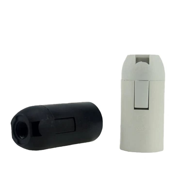 Douille de lampe LED E14 E27, support de puissance, convertisseur de douille électrique suspendue, a
