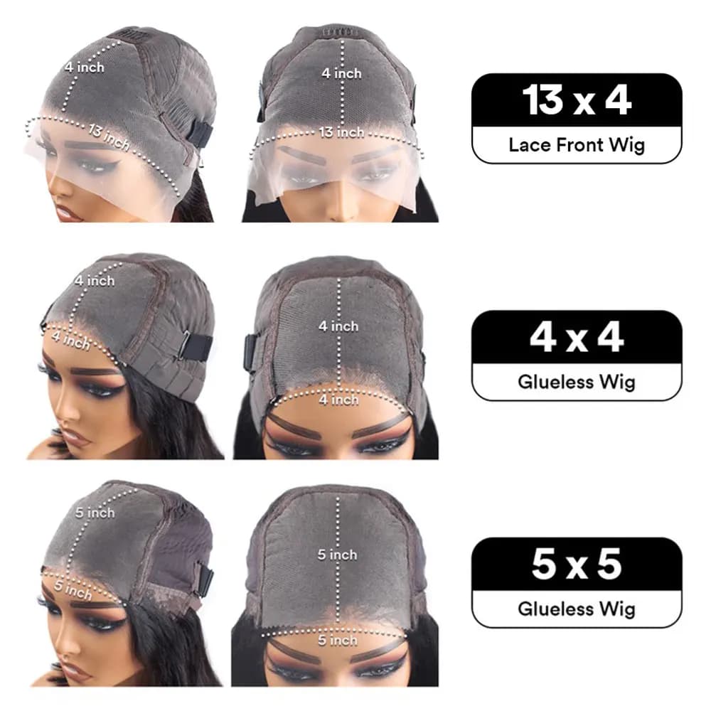 Perruques sans colle de 10 à 16 pouces, cheveux humains lisses, perruques courtes bob en dentelle HD