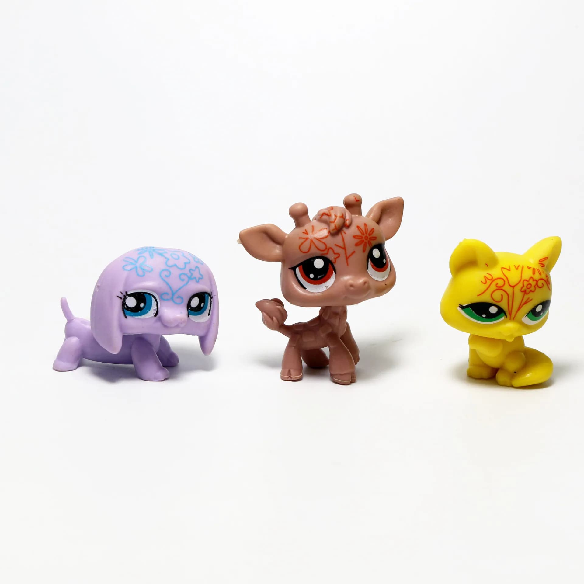Envoyer aléatoire 4-5 cm petit animal de compagnie enfants magasin de jouets Figure Animal chien cha
