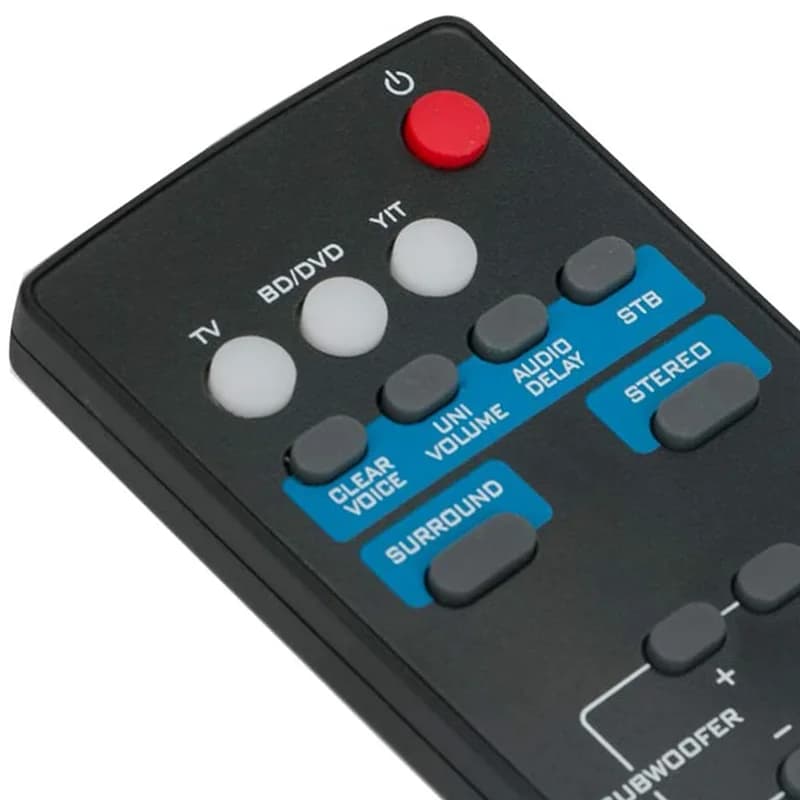 FSR60 WY57800 Remplacer Télécommande pour Yamaha Soundbar ATS-1010 YAS-101 YAS-101BL YAS-CU201 ATS10