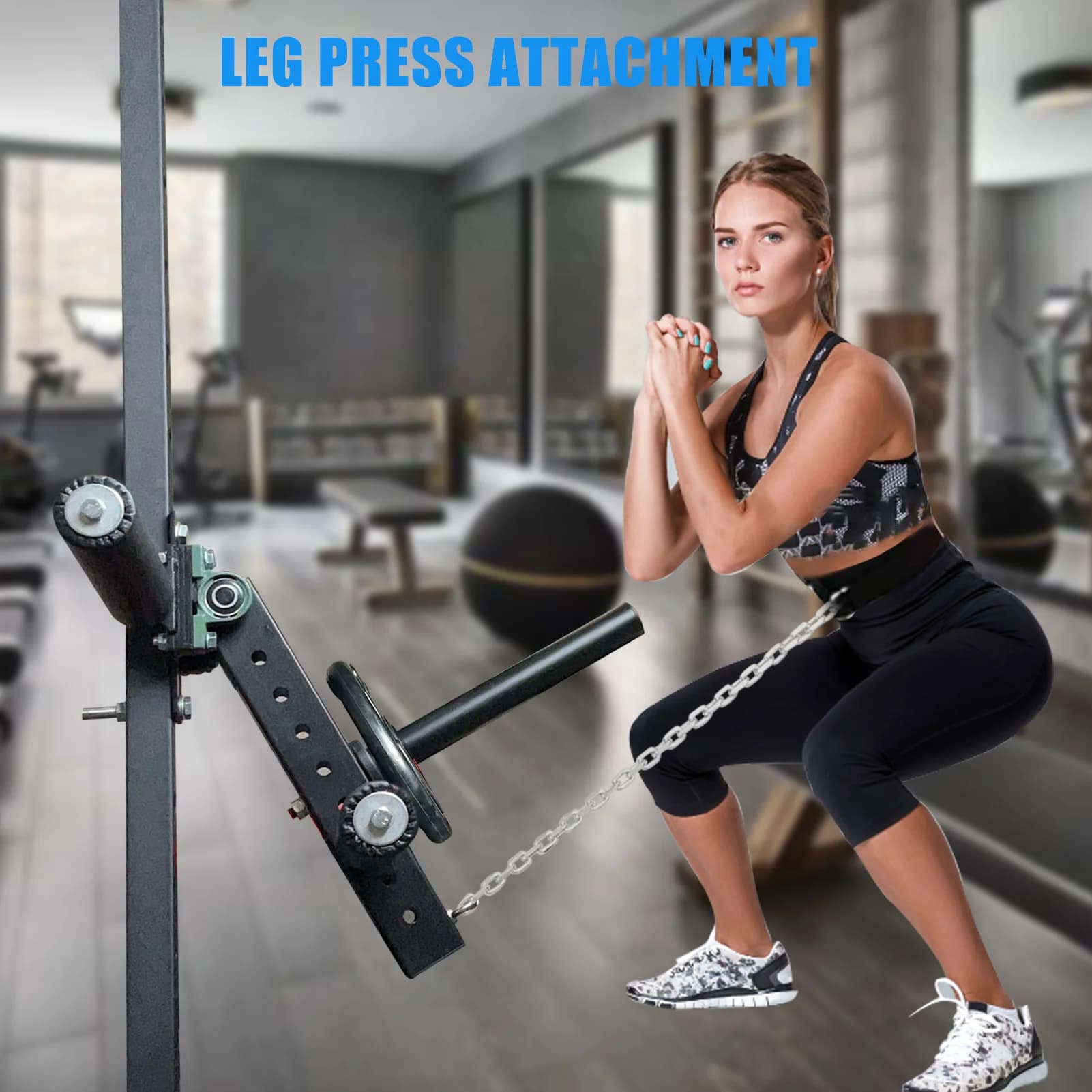 Machine d'extension et de boucles de jambe montée Power T1, équipement de gymnastique à domicile, pr
