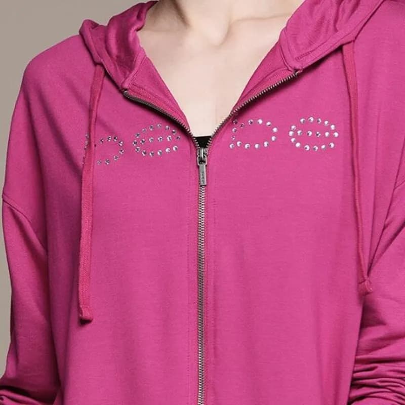 Sweats à capuche zippés graphiques biscuits Bling, veste gothique, sweat-shirt punk grunge, manches 