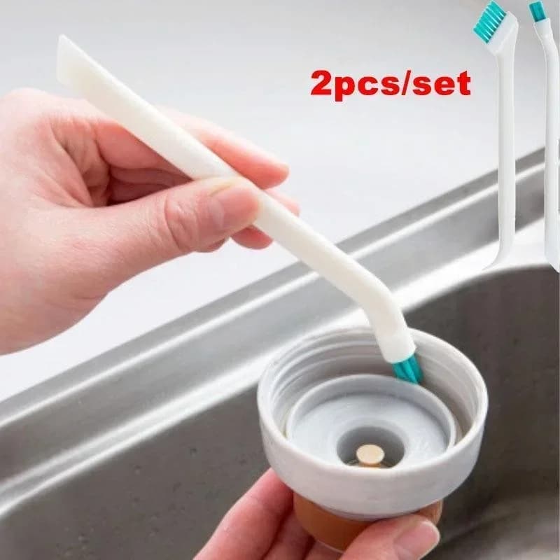 2 pièces/ensemble nettoyage étroit * brosse longue poignée Portable écart biberon écart brosse de ne