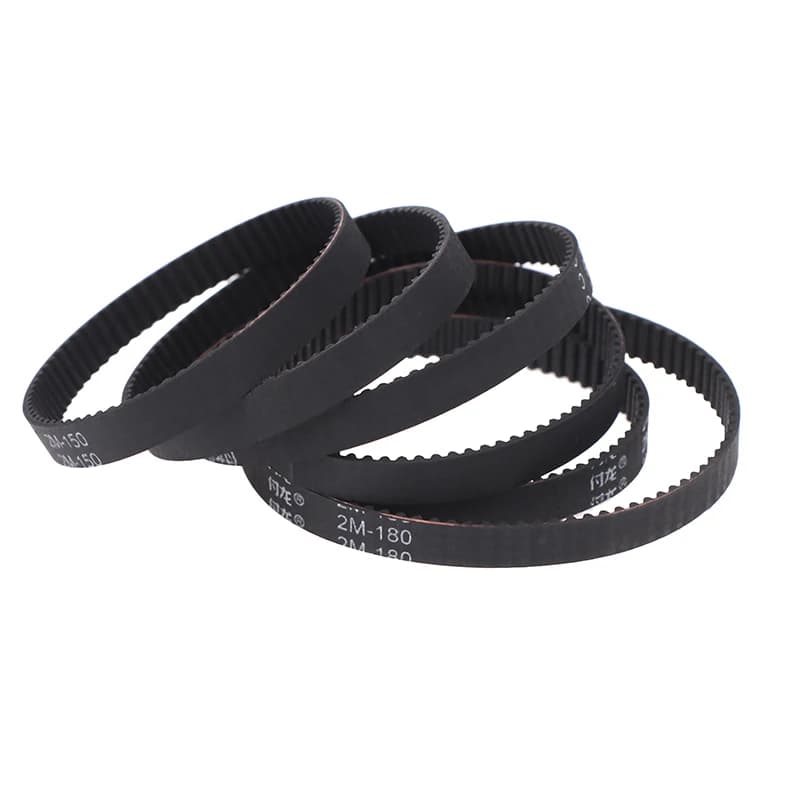 Courroie d'entraînement de synchronisation 2GT/2M, périmètre 140 142 150 160 180mm de largeur 6mm, p