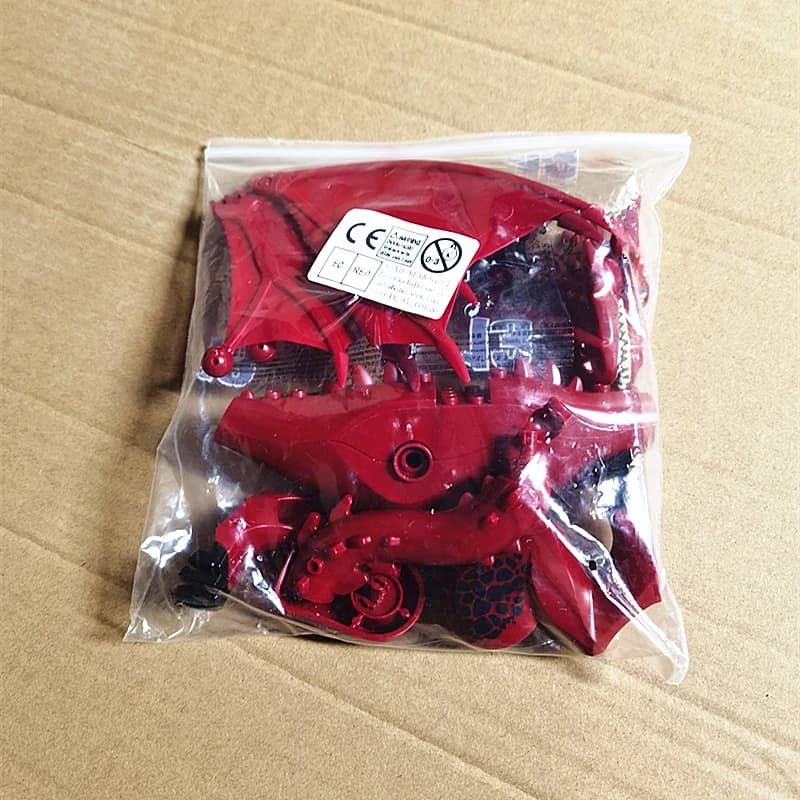 Série médiévale magique Dragon volant rouge Smaug flamme Dragon blocs de construction avec ailes sou