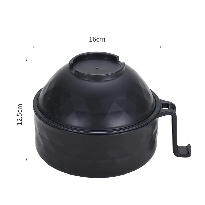 1 ensemble bol Ramen micro-ondes bol Ramen rapide Portable avec poignée cuillère baguettes fourchett