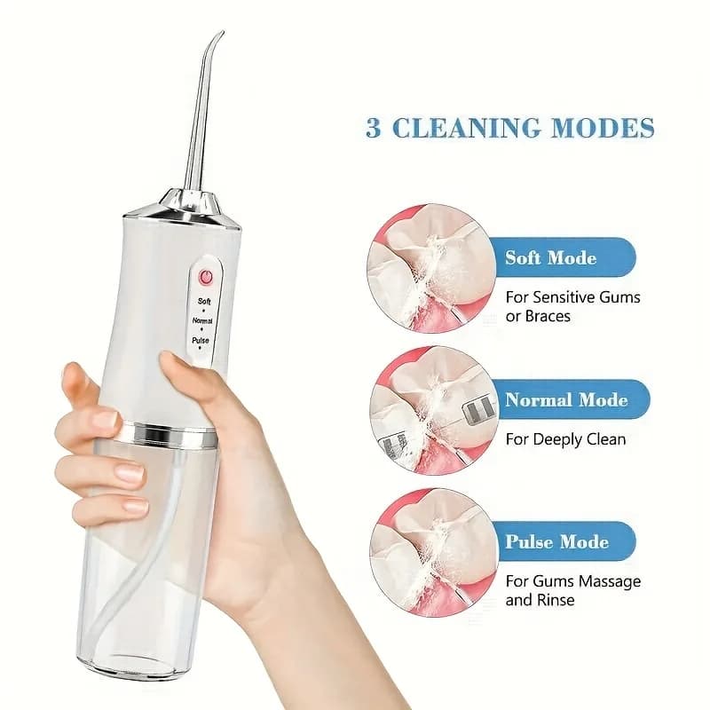 Irrigateur buccal Portable, Machine à laver la bouche, nettoyage interdentaire, USB, hydropulseur de