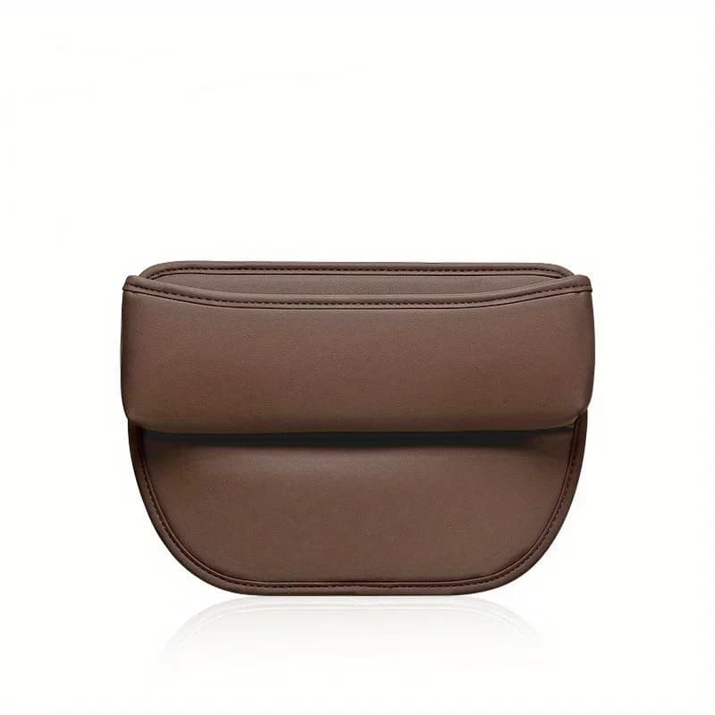 Boîte d'espace de siège de voiture en cuir PU, boîte de rangement multifonctionnelle de grande capac