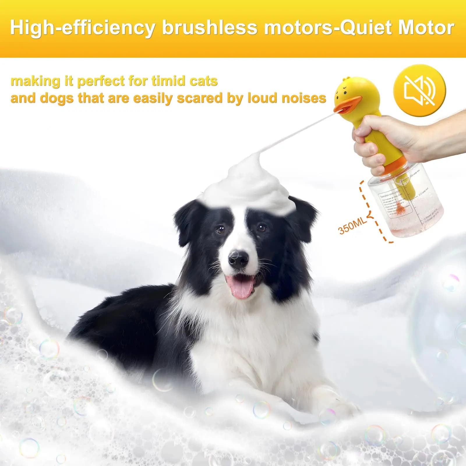 Machine à mousse électrique pour canard jaune, distributeur automatique de savon à main, lanceur de 