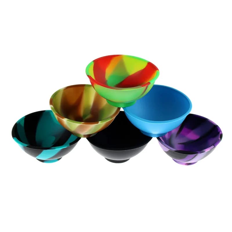 Bol de récipient en Silicone pour la maison, 70mm, multicolore, tabac, herbe, accessoires pour fumer