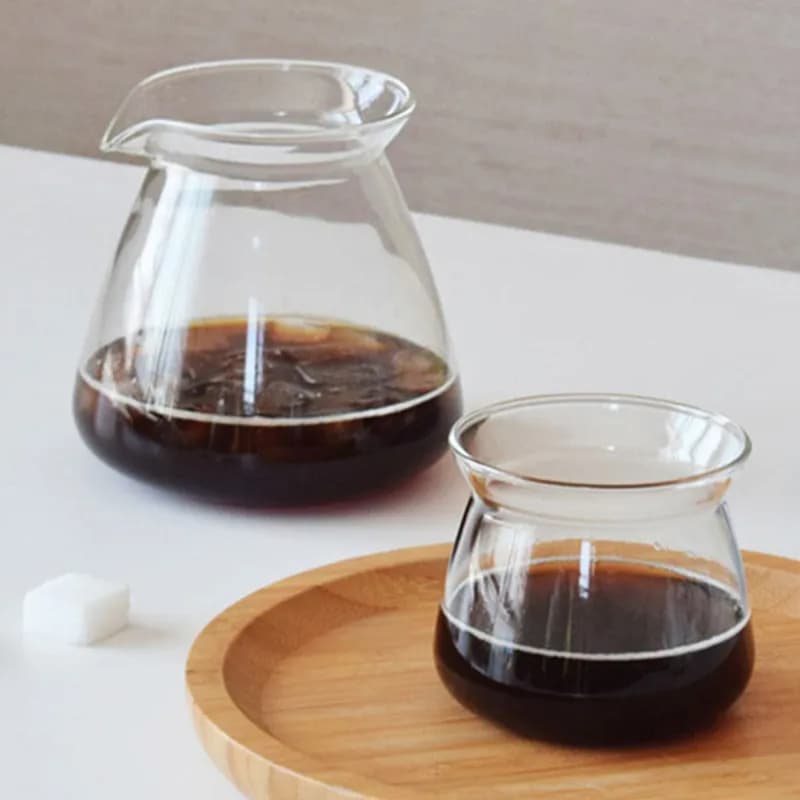 Nouveau cafetière en verre de 520ml, Carafe à café, serveur de café de 200ml 275ml pour cafetière ve