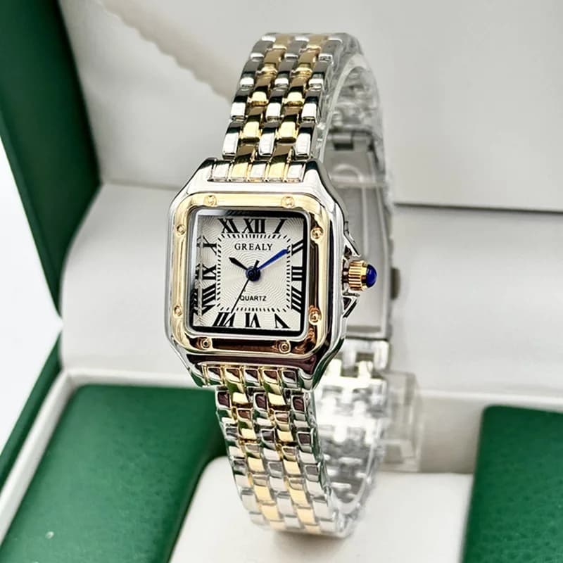 Top marque montre femmes affaires rétro classique Simple étanche bande d'acier dames mode Quartz hor