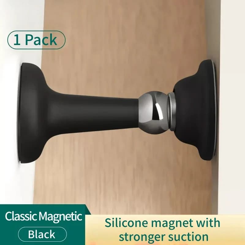 Butée de porte sans perçage pour chambre à coucher, protection murale fixe, anti-collision, butée de