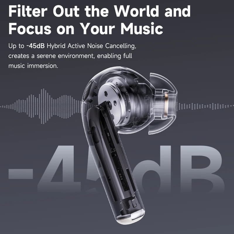 Edifier W260NC ANC Écouteurs TWS antibruit Bluetooth 5.3 Écouteurs sans fil haute résolution avec LD