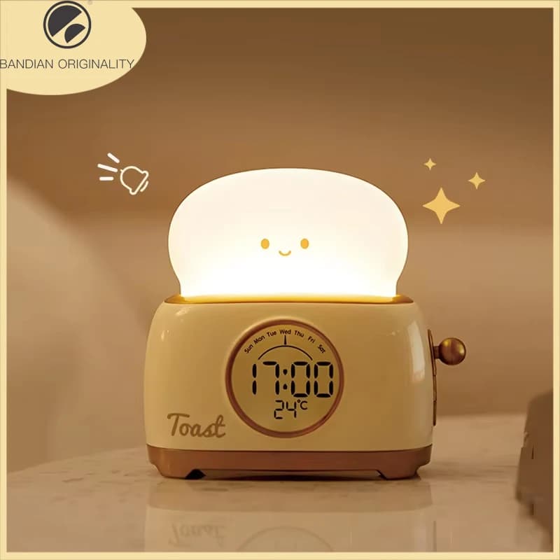 Réveil enfant LED veilleuse horloge numérique entraîneur de sommeil pour enfants pour la maison cham