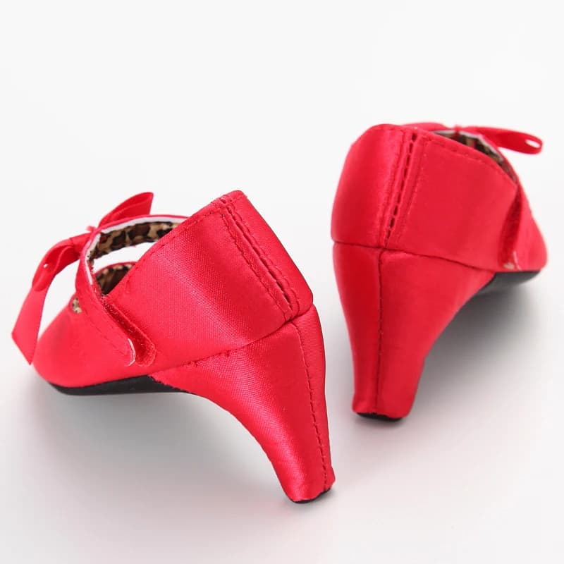 Printemps et automne fille bébé anti-dérapant chaussures pour enfants fille bébé beau nœud talons ha