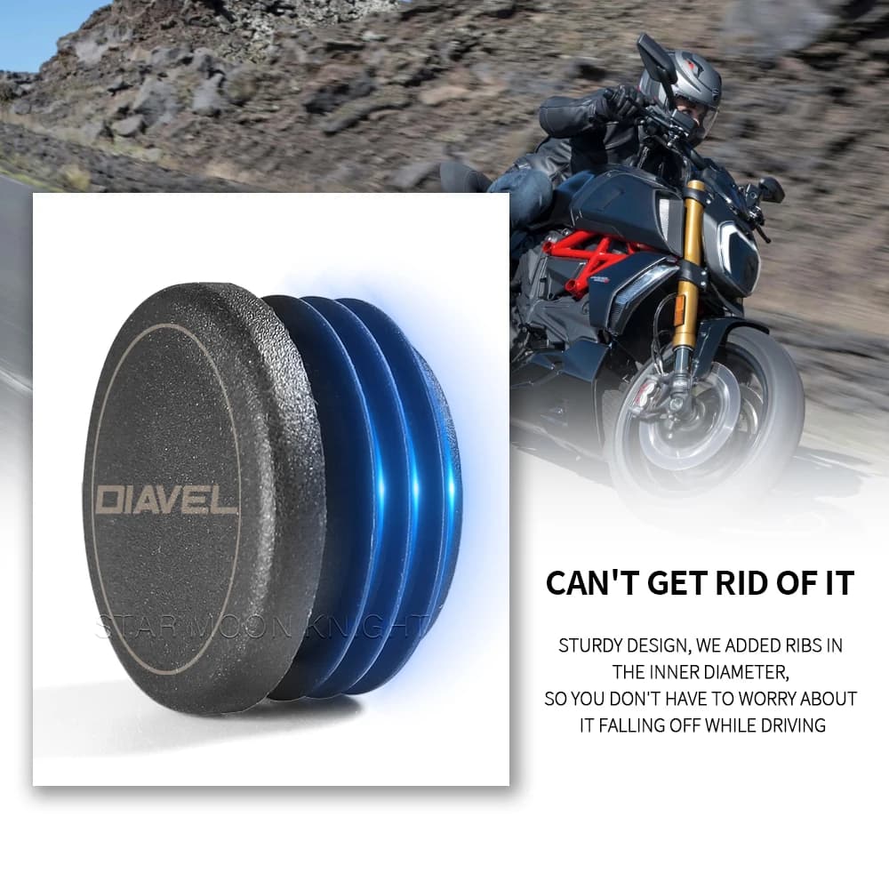 Couvercle de trou de cadre de moto, capuchons décoratifs, jeu de capuchons de cadre pour DucSauX, Di