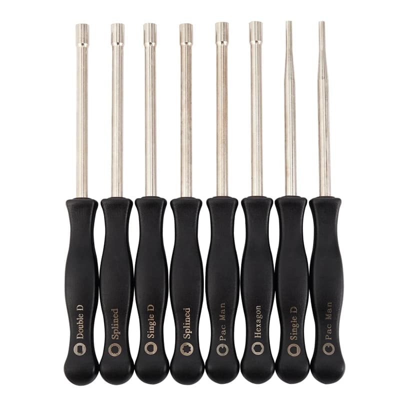 Kit d'outils de réglage de carburateur, tournevis, simple, hexagone D, double D, jeu de douilles hex