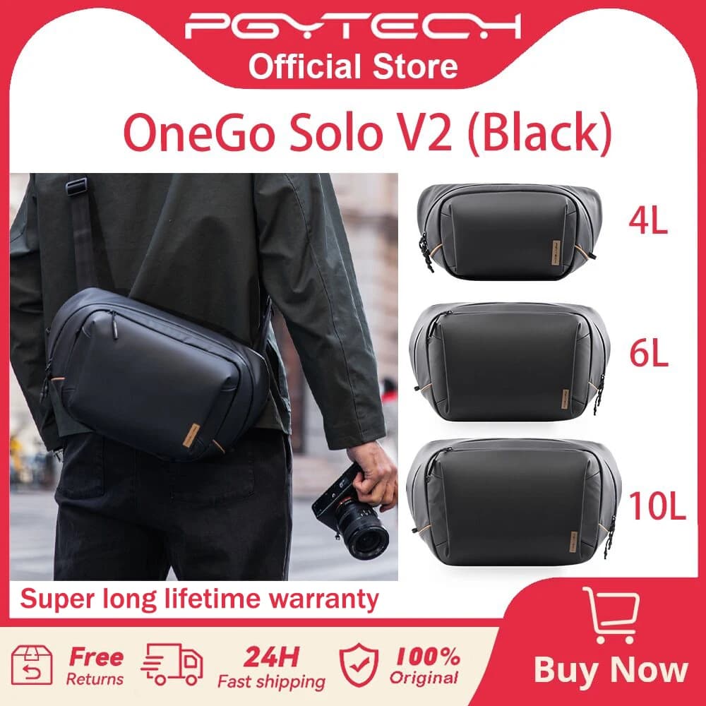 PGYTECH OneGo Solo V2 sac à bandoulière pour appareil photo 4L 6L 10L sac à bandoulière pour apparei