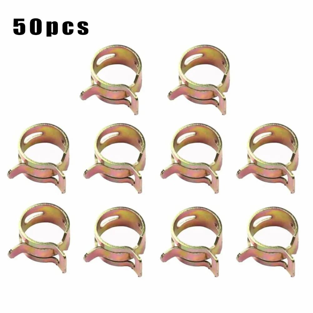 50 pièces/ensemble Clips de fixation à ressort de voiture 5/6/7/8/9mm pince à ressort tuyau de condu